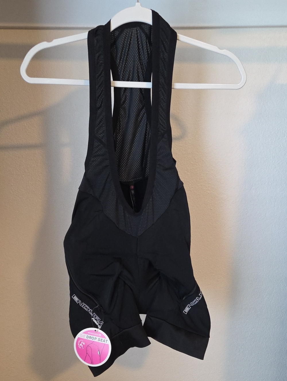 Endura Women's Black Cycling Bib, Drop Seat, NWT, Size XS